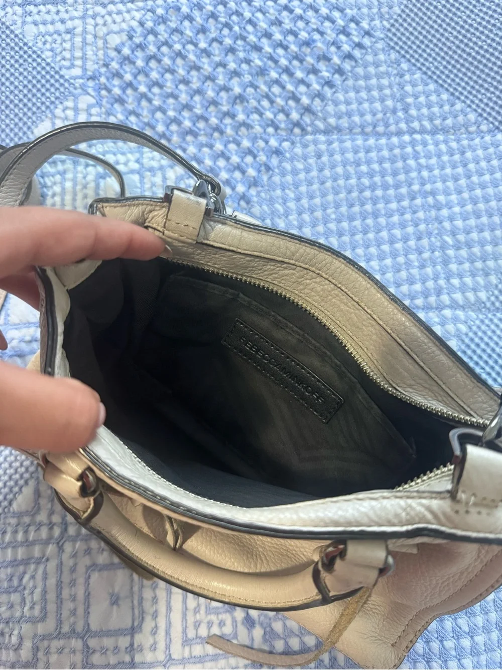 Rebecca Minkoff Leather Regan Satchel Bag